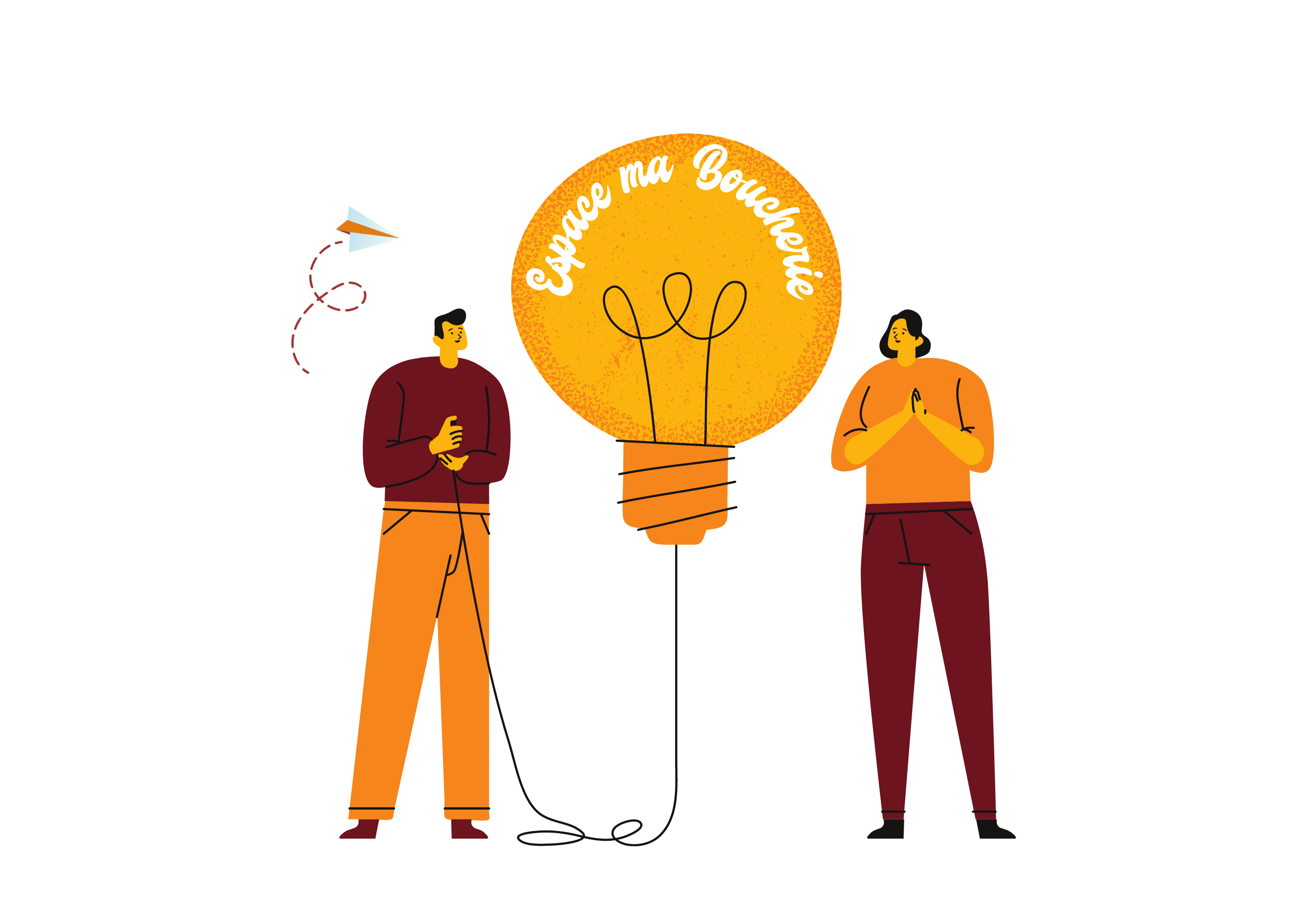 Client heureux Ampoule Espace Ma Boucherie